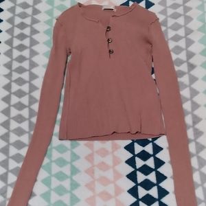 Long sleeve crop top